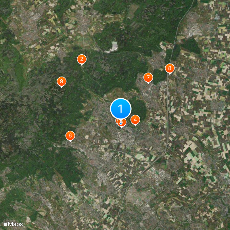 Bad Homburg vor der Höhe Karte