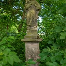 Socha svatého Jana Nepomuckého u bývalé myslivny u Křeliny