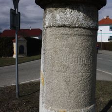 Stone guidepost in Strážkovice