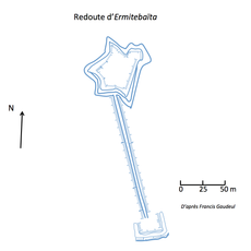 Redoute d'Ermitebaita et son ouvrage avancé