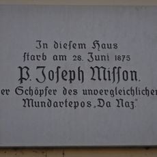 Gedenktafel für Joseph Misson