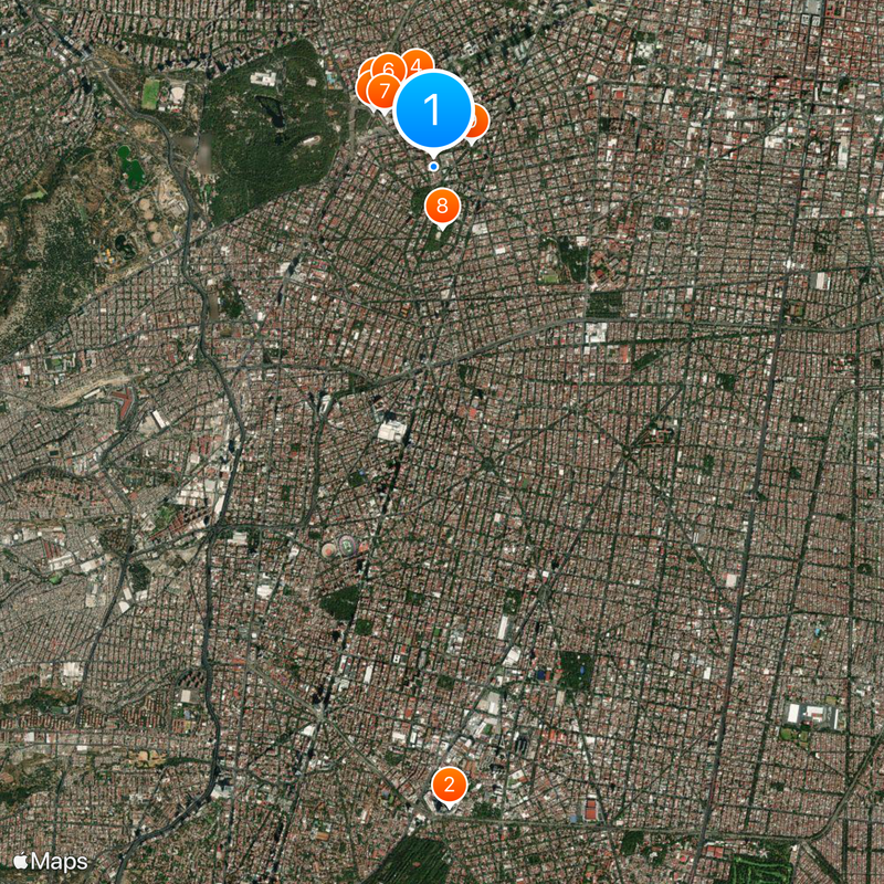 Mexican Football Federation Map