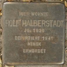 Stolperstein dedicated to Rolf Halberstadt