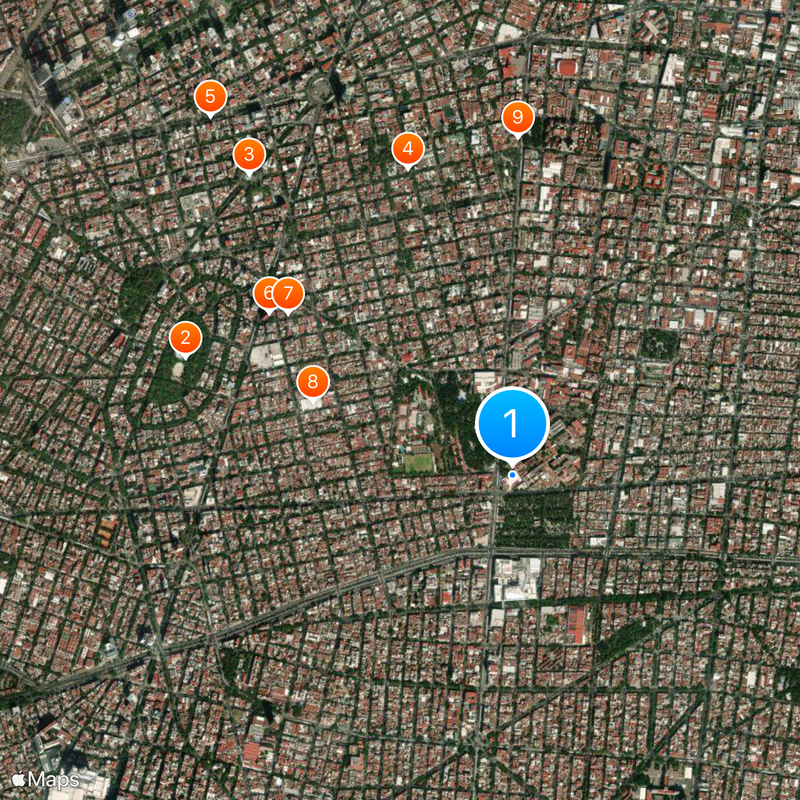 XXI Century National Medical Center Map