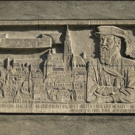 Gedenktafel Hans von Thaw