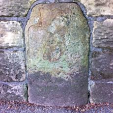 Milestone Set In Boundary Wall To North East Of The Elms