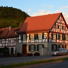 Half-timbered house at Lehrstrasse 1