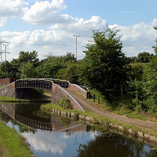 Brickfields Bridge Footbridge East Of Junction With Rushall Canal, Within M5/M6 Junction Tame Valley Canal