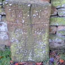Tombstone at Friends Burial Ground 4.5 metres north of Chestnut Farmhouse