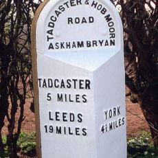 Milestone Approximately 80 Metres West Of Askham Fields Lane