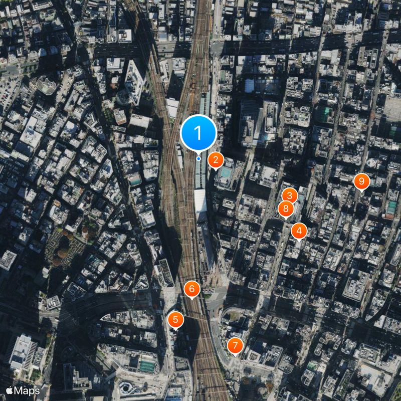 Seibu-Shinjuku Station Map