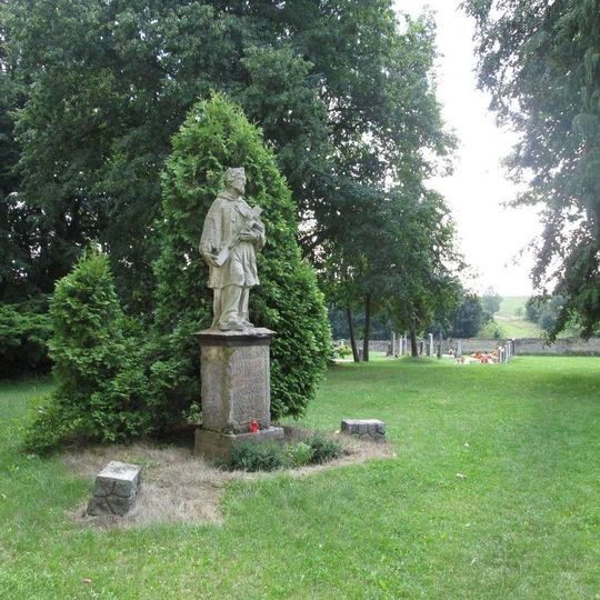 Socha svatého Jana Nepomuckého v Damnově
