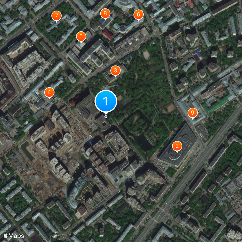 I.M. Sechenov First Moscow State Medical University Map