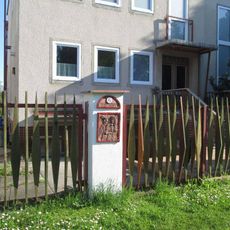 Obrázek na křížové cestě v Dýšině - 6. zastavení