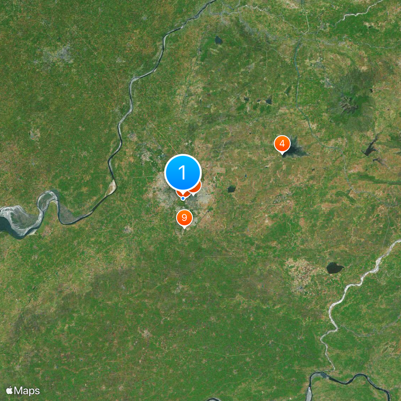 Laxmi Vilas Palace Kaart