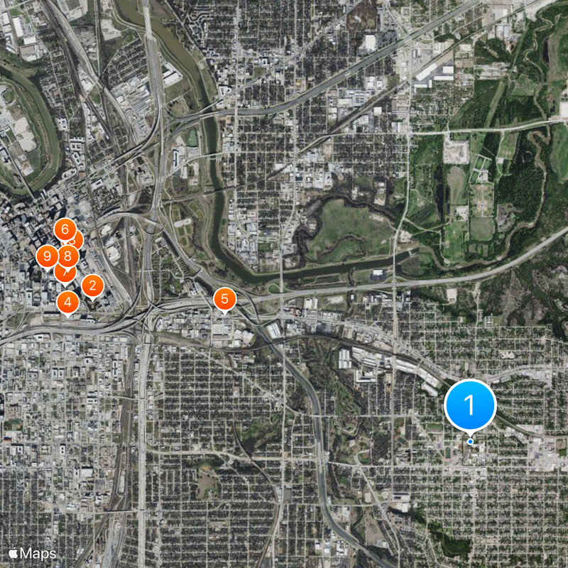Texas Wesleyan University Map