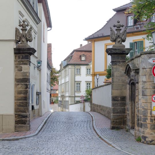 Torpfeiler der Toranlage zum Jakobsplatz