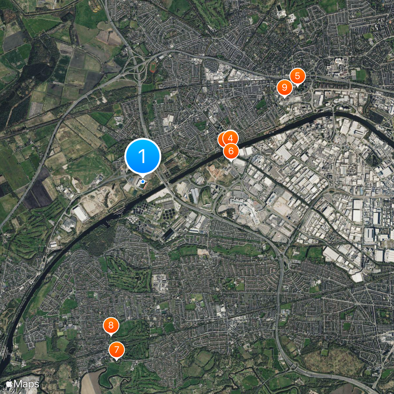 Salford City Stadium Map