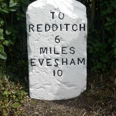 Milestone, Cookhill, between farm entrance & Church Lane