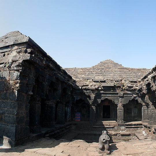 Old Temple of the River Krishna