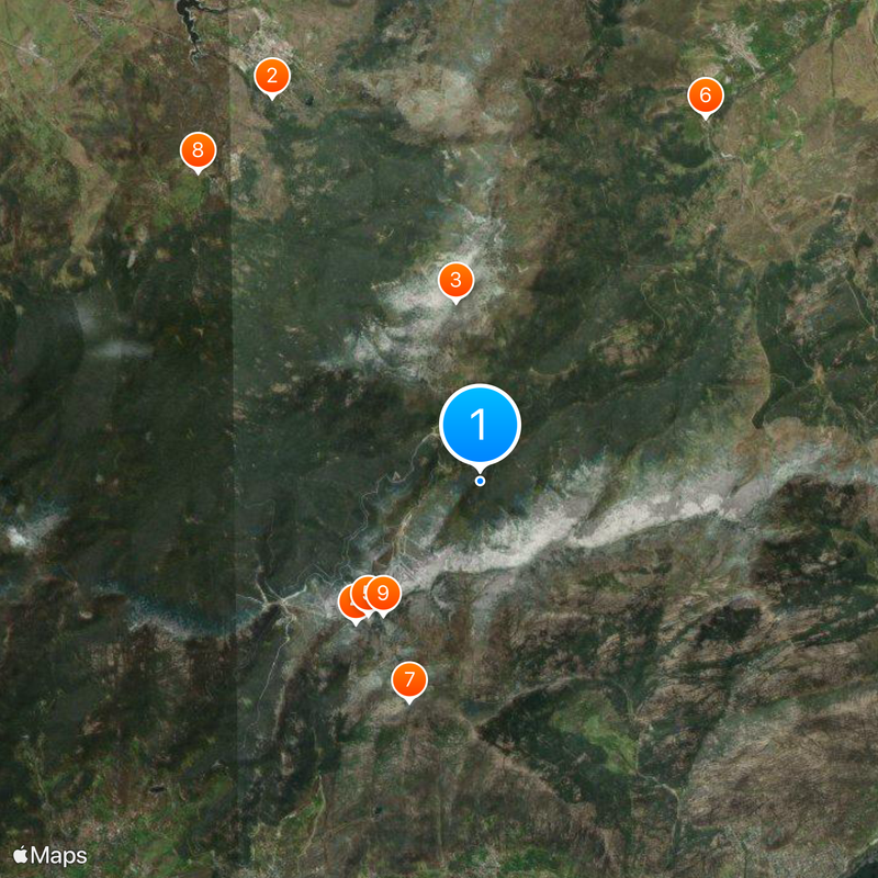 Sierra de Guadarrama Carte