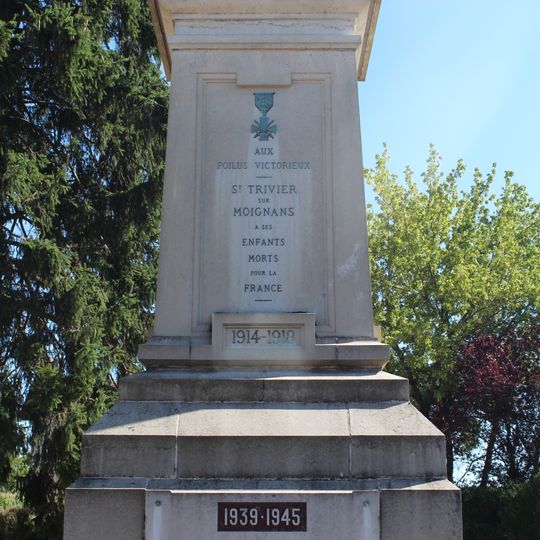 War memorial of Saint-Trivier-sur-Moignans
