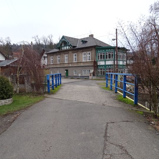 Most ulice U Potoka přes Všenorský potok