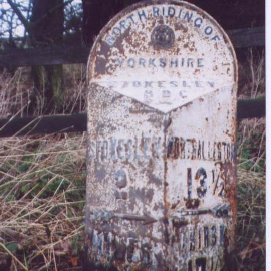 Milestone, 200m S of entrance to Busby House Farm