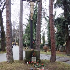 Cemetery cross in Malvazinky Cemetery