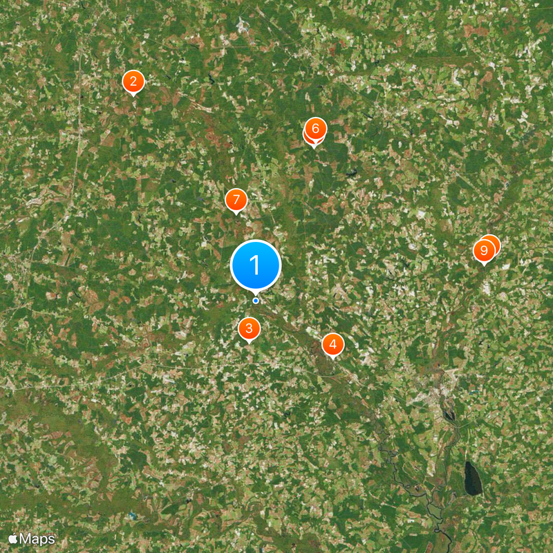 Southampton County Map