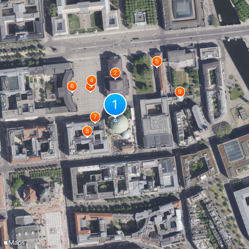 St. Hedwig's Cathedral Map