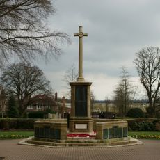 Ashford War Memorial And Ornamental Gates To Garden Of Remembrance