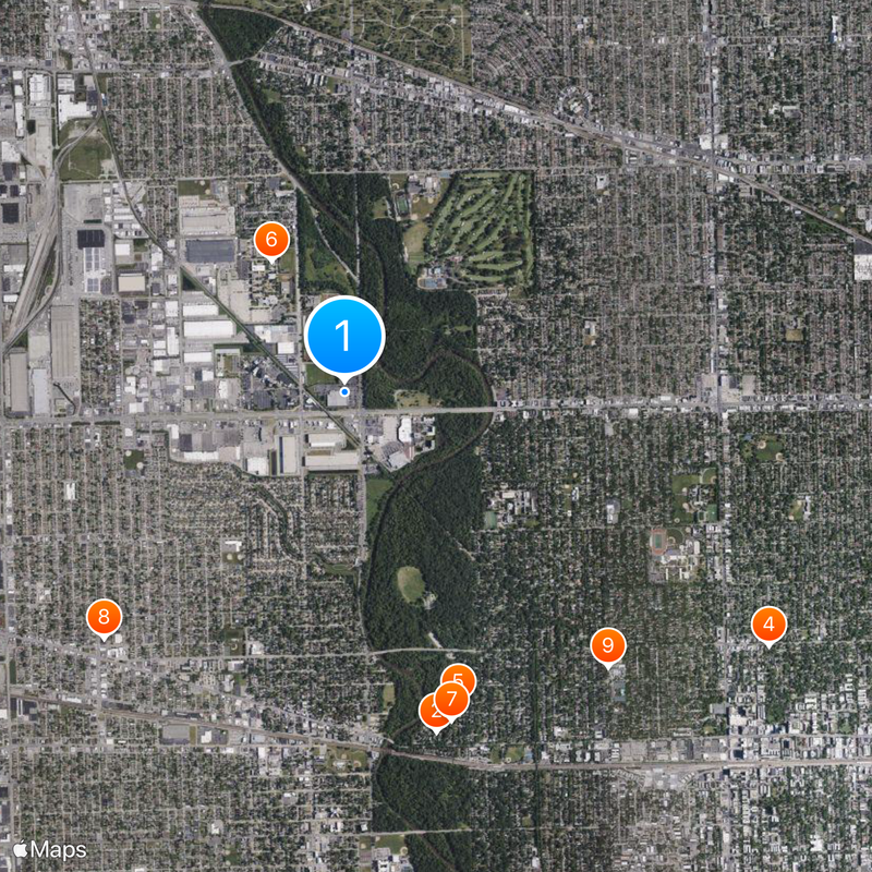 Kiddieland Amusement Park Mappa