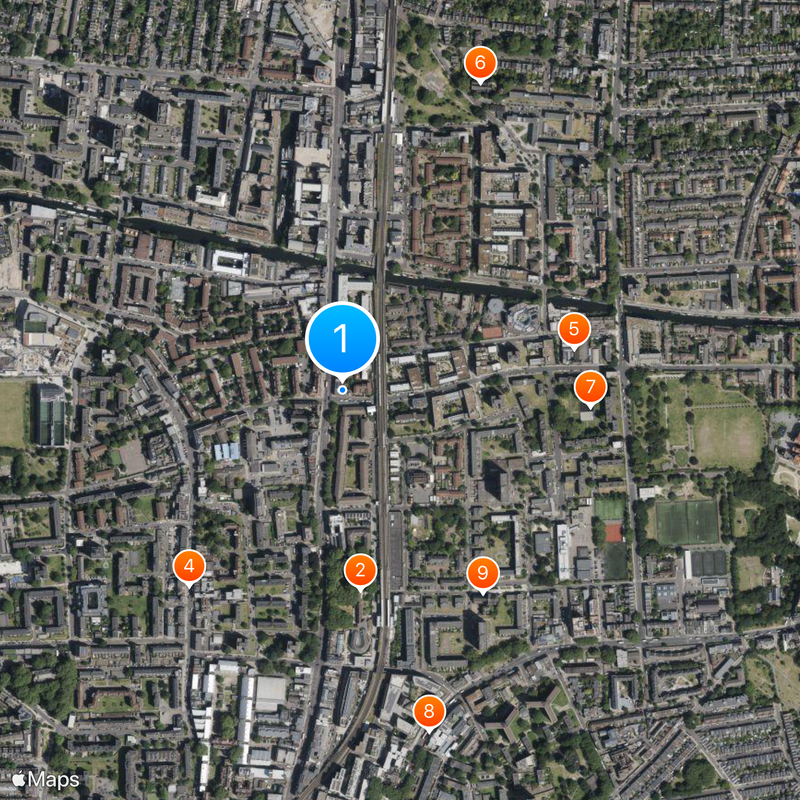 Haggerston Map