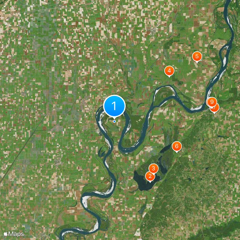 Kentucky Bend Map