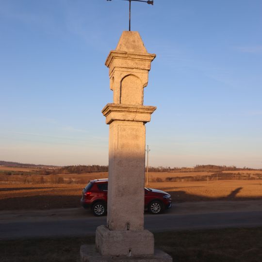 Boží muka v ulici Ke spravedlnosti v Jaroměřicích nad Rokytnou