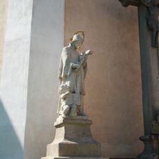 Socha sv. Jana Nepomuckého u kostela sv. Michaela v Želetavě