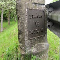 Milestone 210 Metres North Of Junction With Hawthorn Road At Ngr Sd 485 690