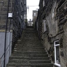 Grisiau Mawr (steps between Pencei (Cornhill) and Ffordd Garth)