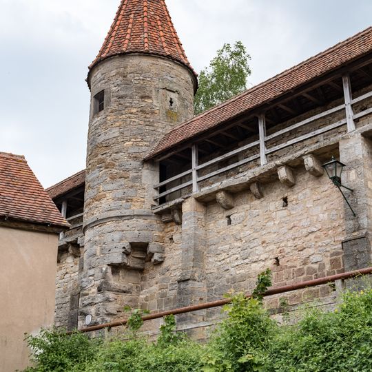 Wachturm Vom Faulturm bis zum Hohennersturm - Schwefelturm in Rothenburg ob der Tauber