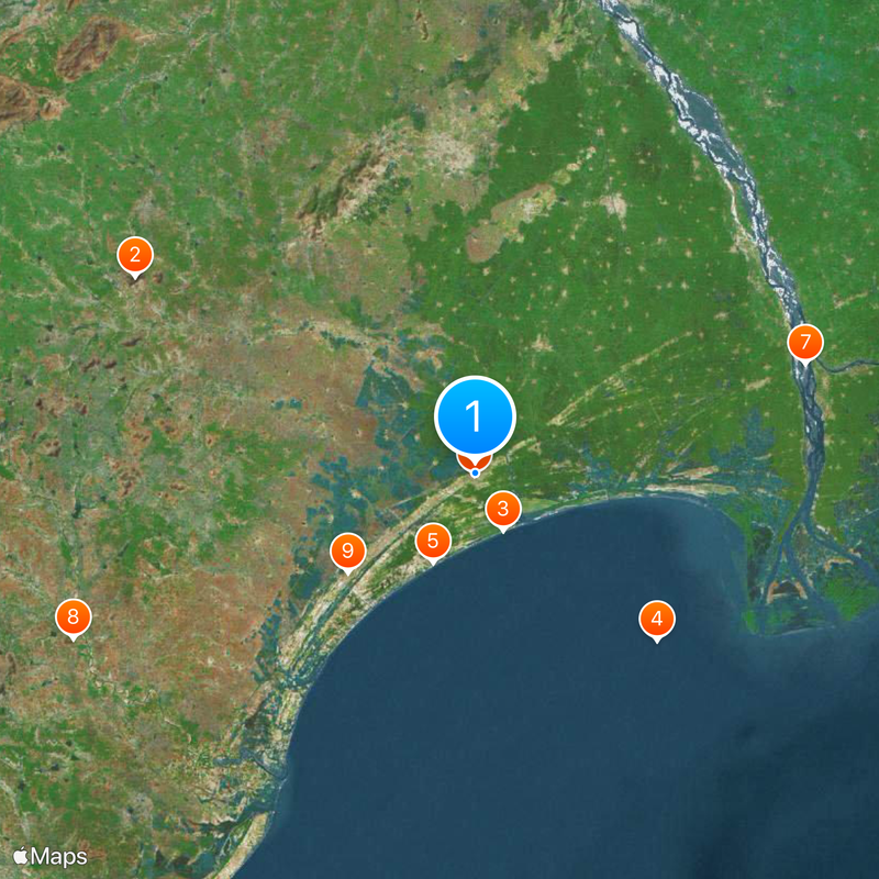 Bapatla district Mappa