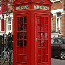 K2 Telephone Kiosk On Island Opposite Number 3 (Number 3 Not Included)