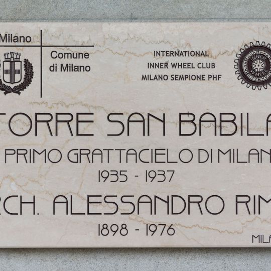 Plaque to Alessandro Rimini