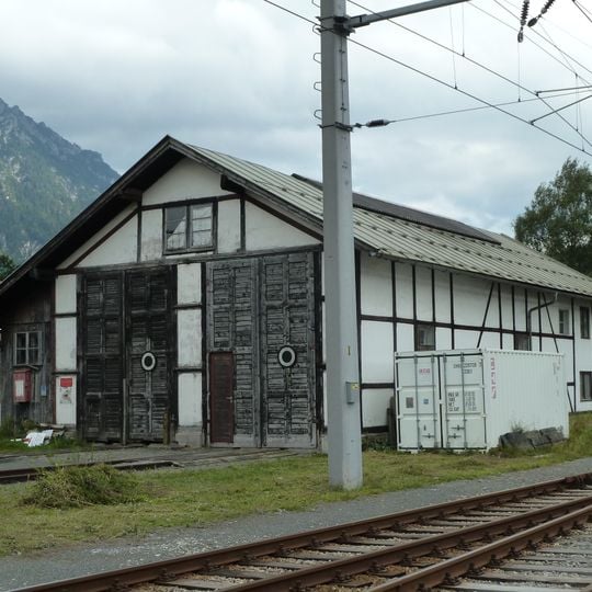 Roundhouse on the southern side  of Reutte railway station