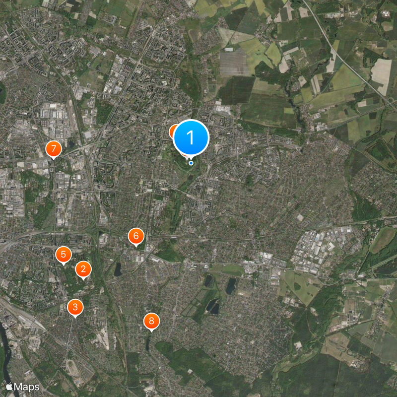 Distretto di Marzahn-Hellersdorf Mappa