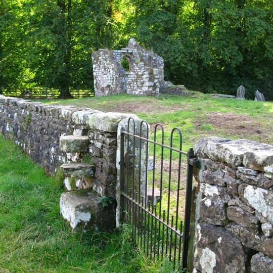 Churchyard Wall Around Old Church Of St Mary