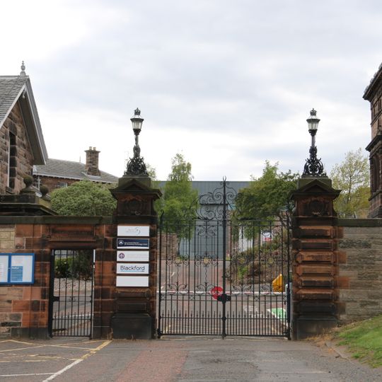 Edinburgh, Blackford Hill, Observatory Road, The Royal Observatory, Gate-lodge, Gates And Gate-piers