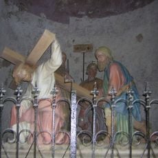 Kaplica V (Szymon Cyrenejczyk pomaga Panu Jezusowi w niesieniu krzyża)