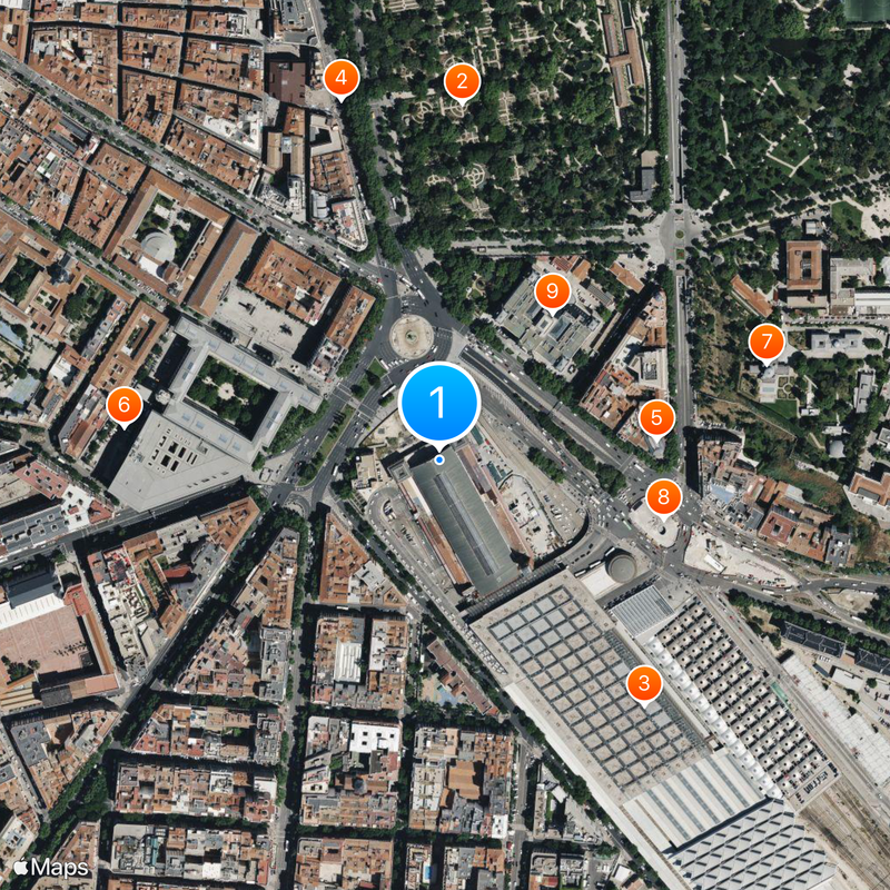 Atocha Railway Station Map