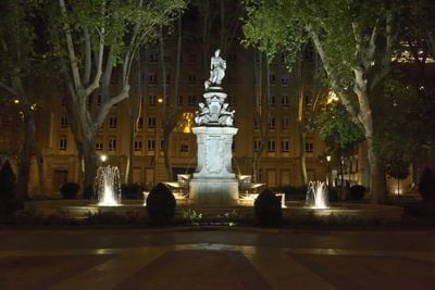 At night 0